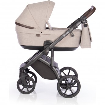 Детская коляска ROAN Bloom 2 в 1 Truffle (рама складывается вместе с прогулочным блоком) 2022